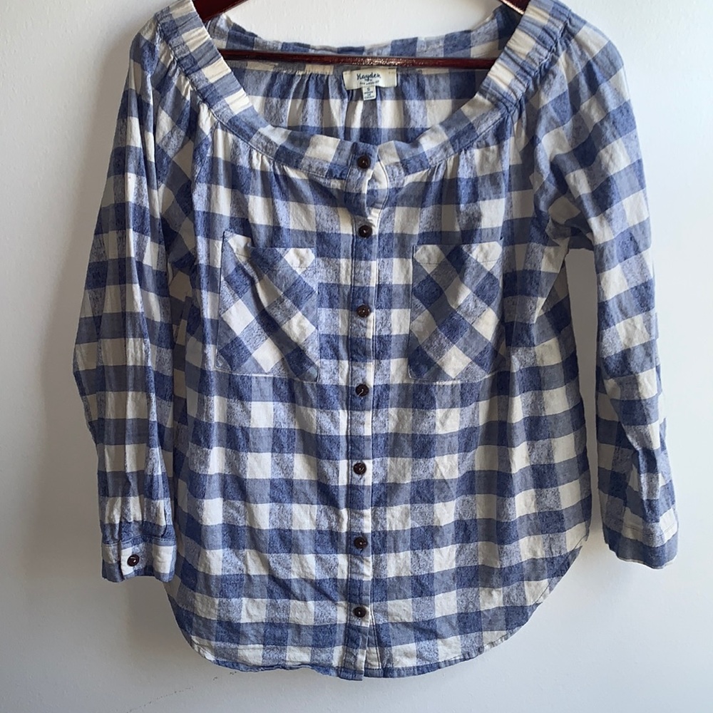 Hayden - Off Shoulder Shirt - Small